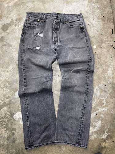 Thrashed Levi 501 Jeans