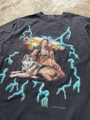 90’s American Thunder Native Woman Shirt