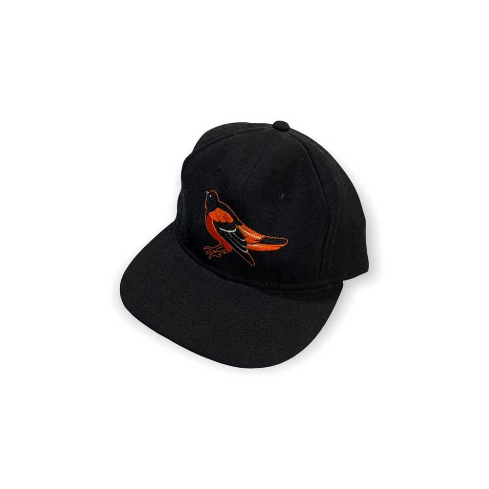 90s MLB Baltimore Orioles Wool Fitted Hat - image 1