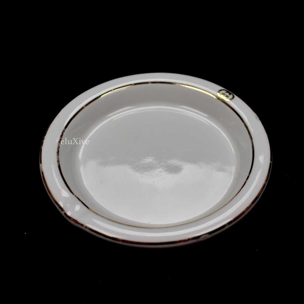 Gucci Vintage 'GG' Logo Ceramic Ashtray - image 1