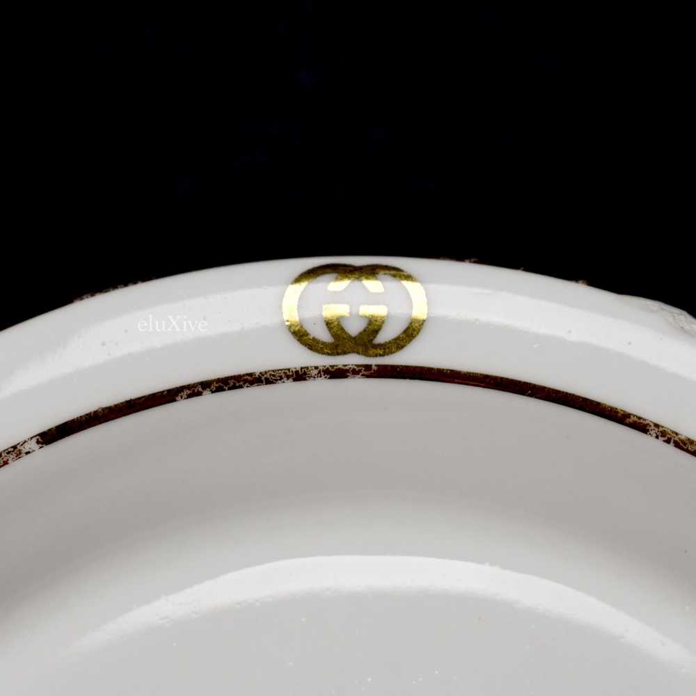 Gucci Vintage 'GG' Logo Ceramic Ashtray - image 4