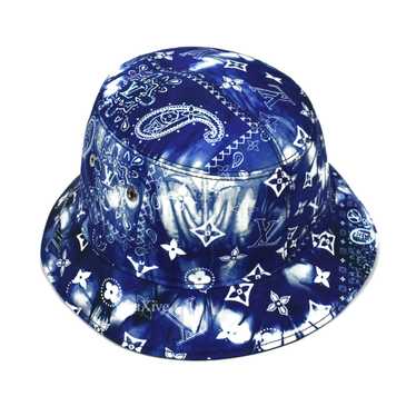 Lous Vuitton Bandana Monogram Reversible Bucket H… - image 1