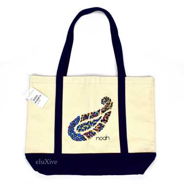 Noah Paisley Logo Embroidered Tote Bag DS - image 1