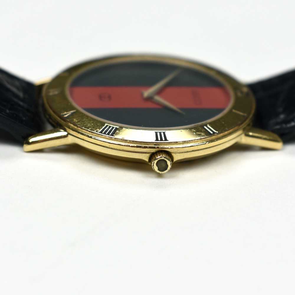 Gucci 3000M Gold Web Dial Watch - image 10