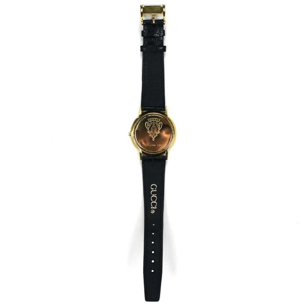 Gucci 3000M Gold Web Dial Watch - image 11