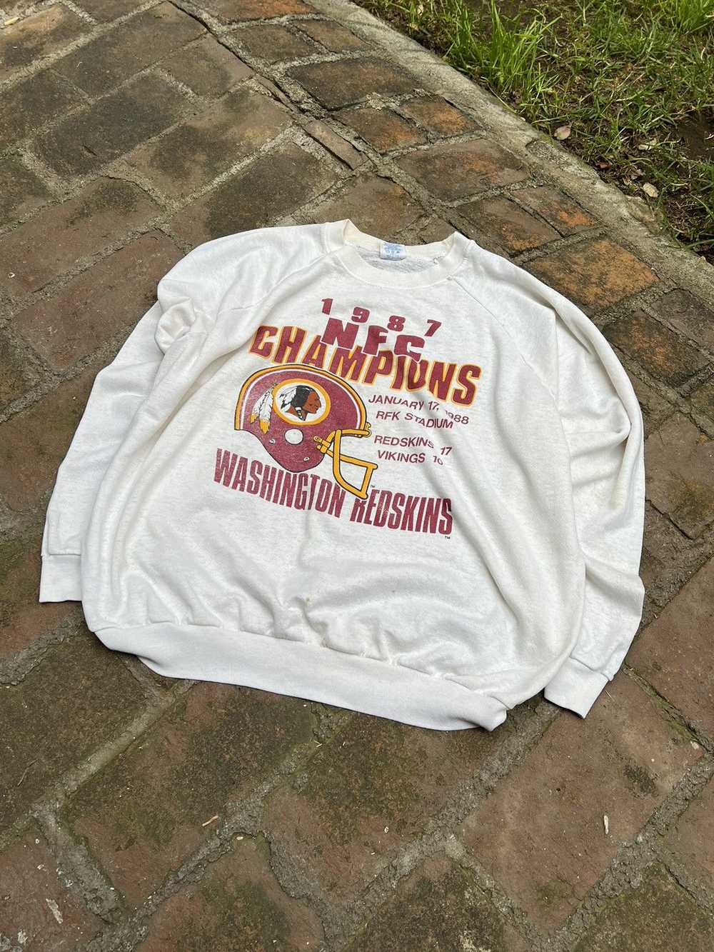 1987 Washington Redskins NFC Champions Crewneck - image 1