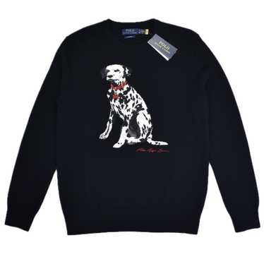 Polo RL Dalmatian Intarsia Knit 100% Cashmere Swe… - image 1