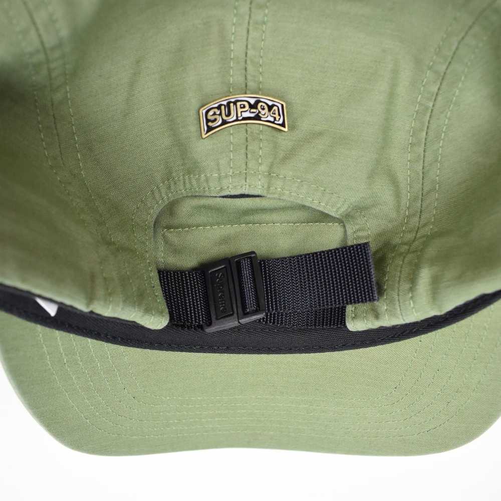 Supreme Olive Military Box Logo Camp Cap Hat w/ P… - image 4