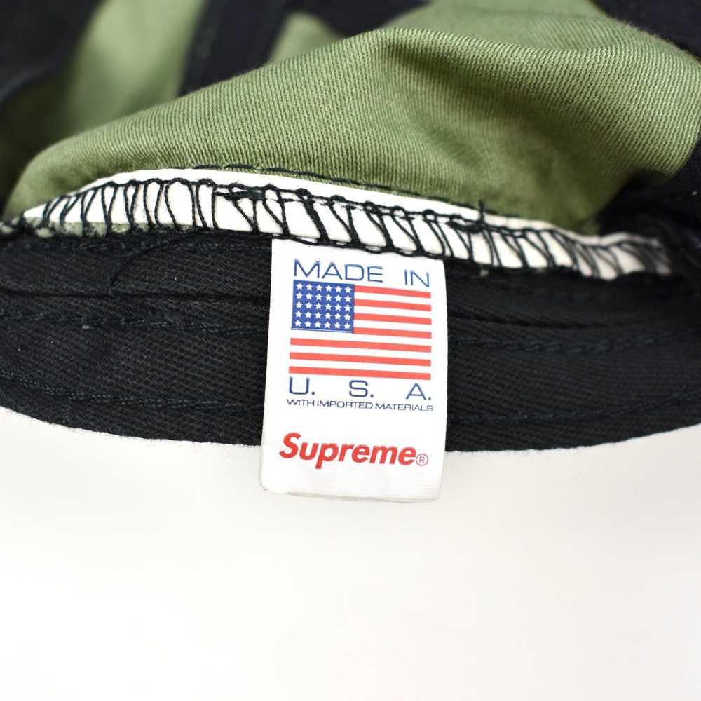 Supreme Olive Military Box Logo Camp Cap Hat w/ P… - image 6