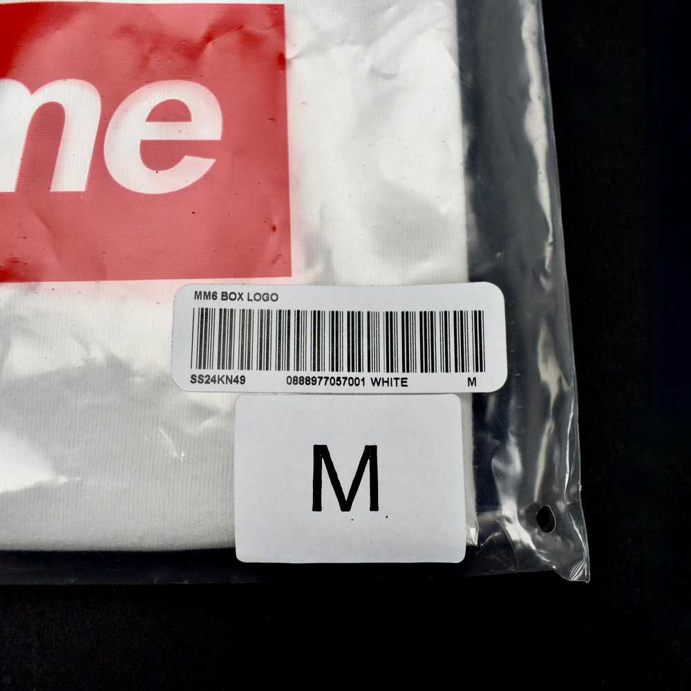 Supreme Margiela MM6 Trompe L'oeil Box Logo T-Shi… - image 10