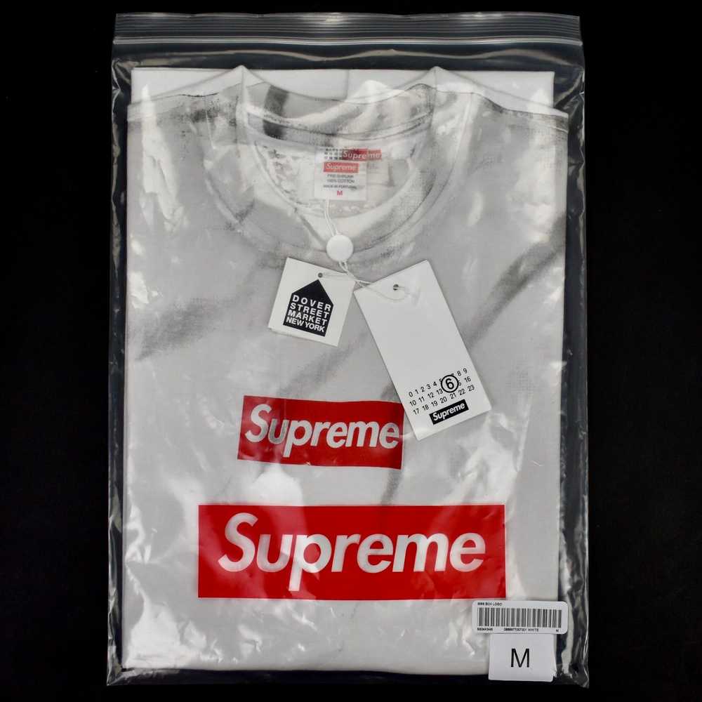 Supreme Margiela MM6 Trompe L'oeil Box Logo T-Shi… - image 3