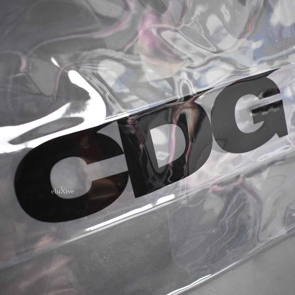 CDG Logo Clear Transparent Plastic PVC Vinyl Tote… - image 4