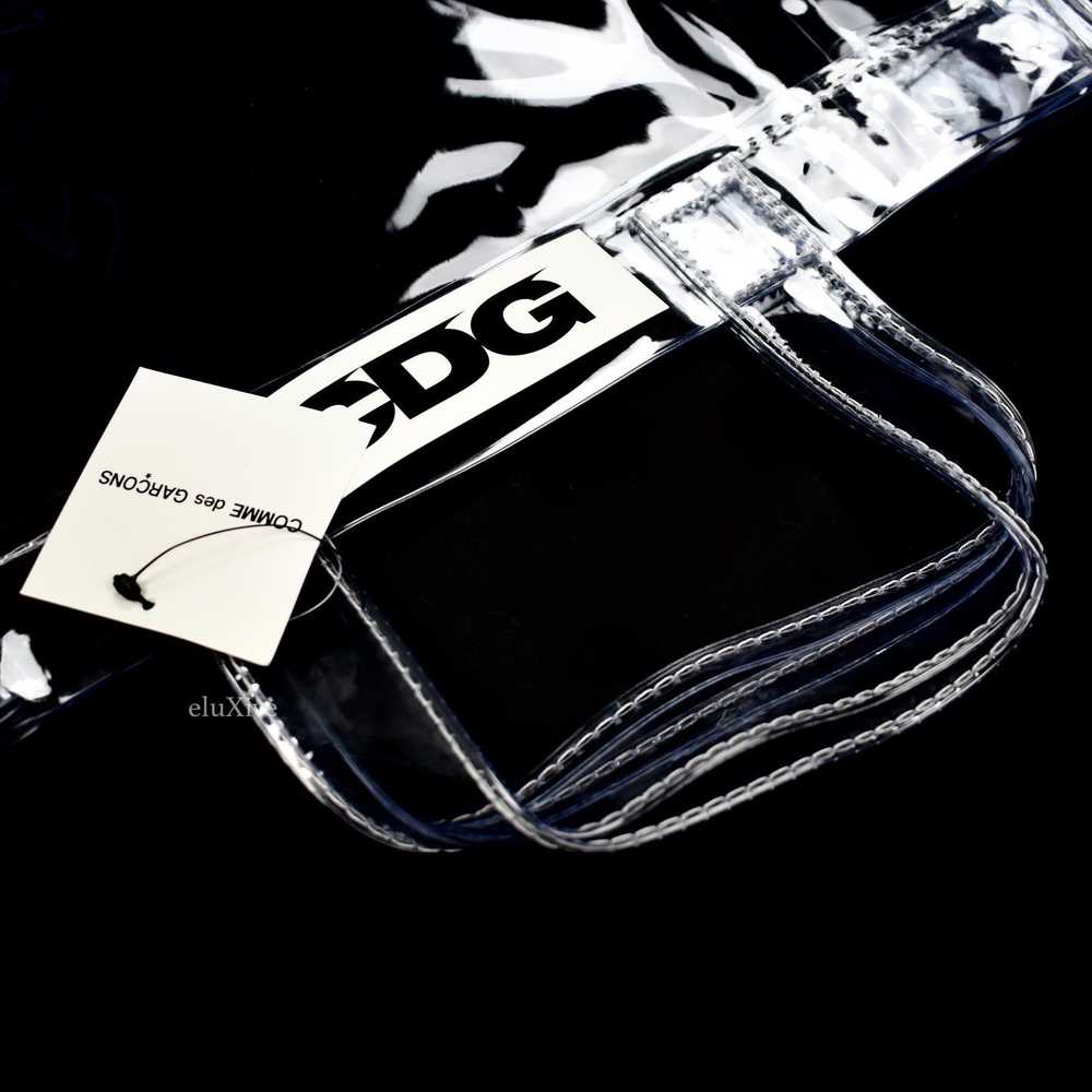 CDG Logo Clear Transparent Plastic PVC Vinyl Tote… - image 7