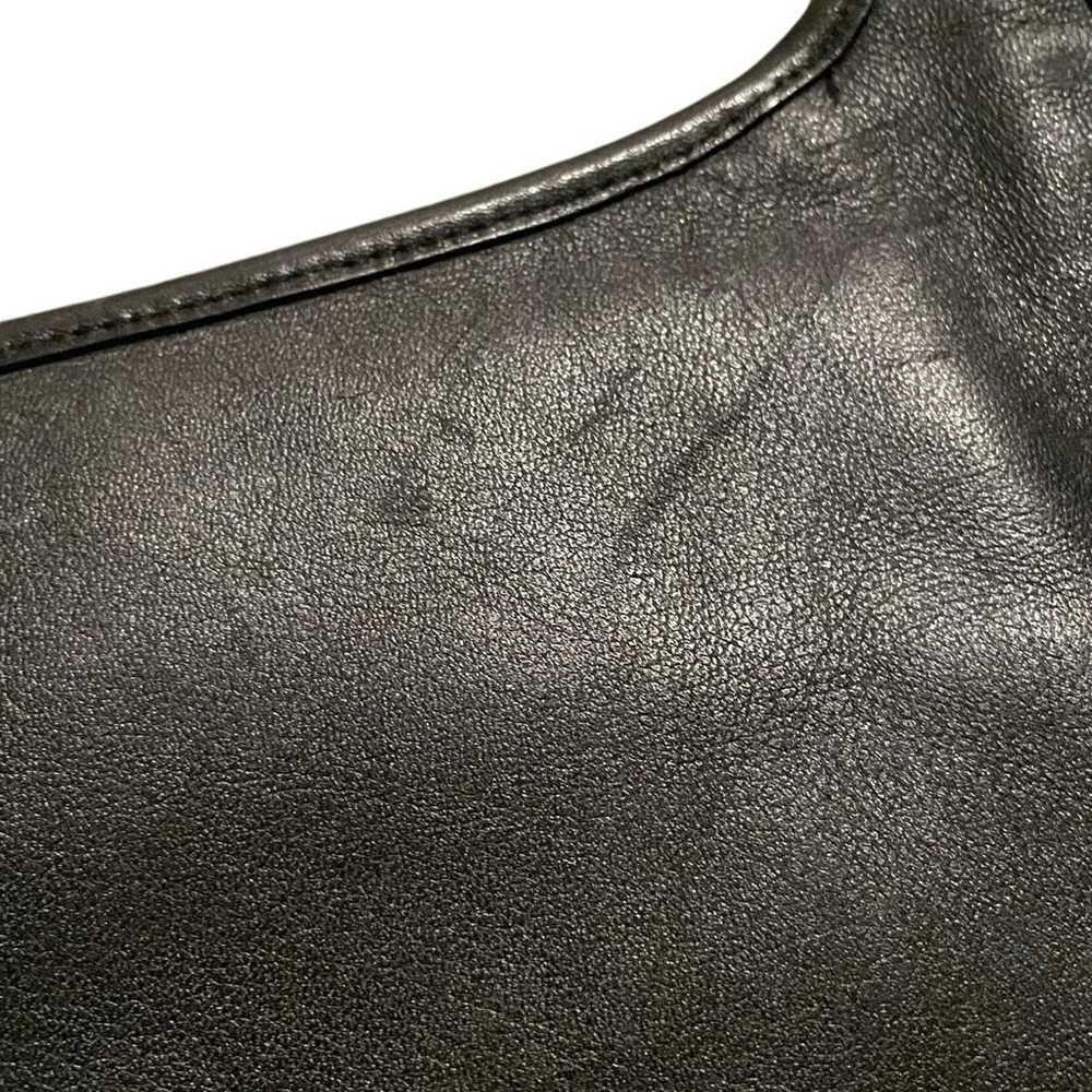 Vintage COACH 9131 Legacy Saddle Black Leather Fl… - image 6