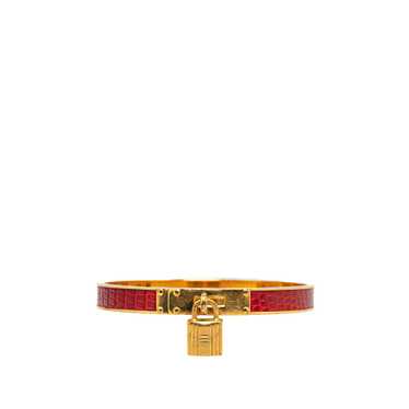 Product Details Hermes Red Gold Plated Kelly Caden