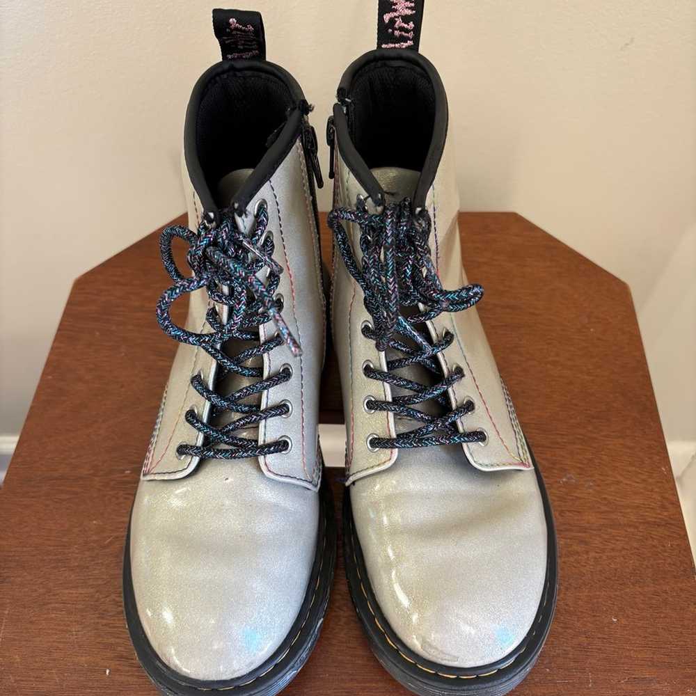 Dr. Martens 1460 Sparkle Rays Lace Up Boots Size 5 - image 6