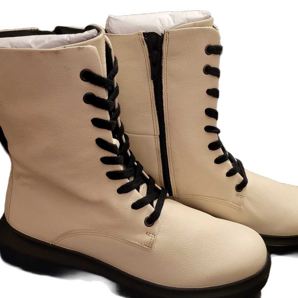 Ecco Combat Style Boots 9 - image 4