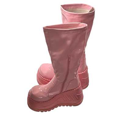 DEMONIA BUBBLEGUM DISCO REVOLUTION PLATFORM BOOTS 