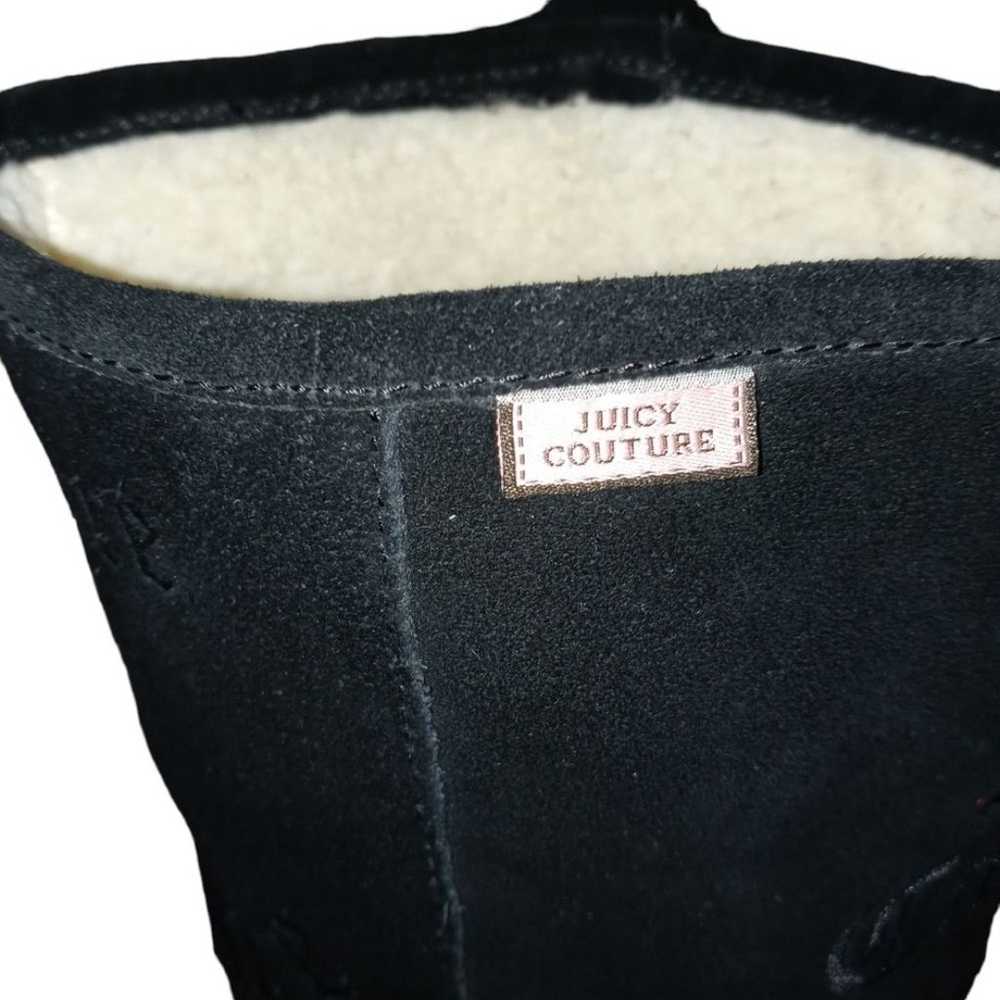 Juicy Couture Long Suede Sherpa Lined Boots size … - image 5