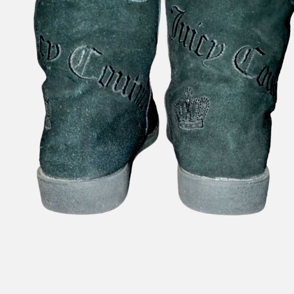 Juicy Couture Long Suede Sherpa Lined Boots size … - image 9