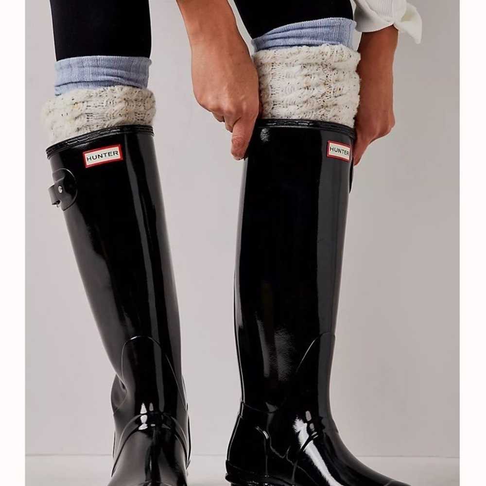 Hunter Wellies-glossed black - image 2