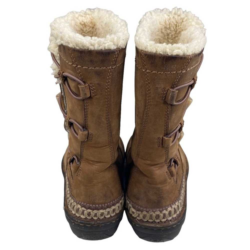 UGG Women’s Kona Brown Leather Sheepskin Mid Calf… - image 7