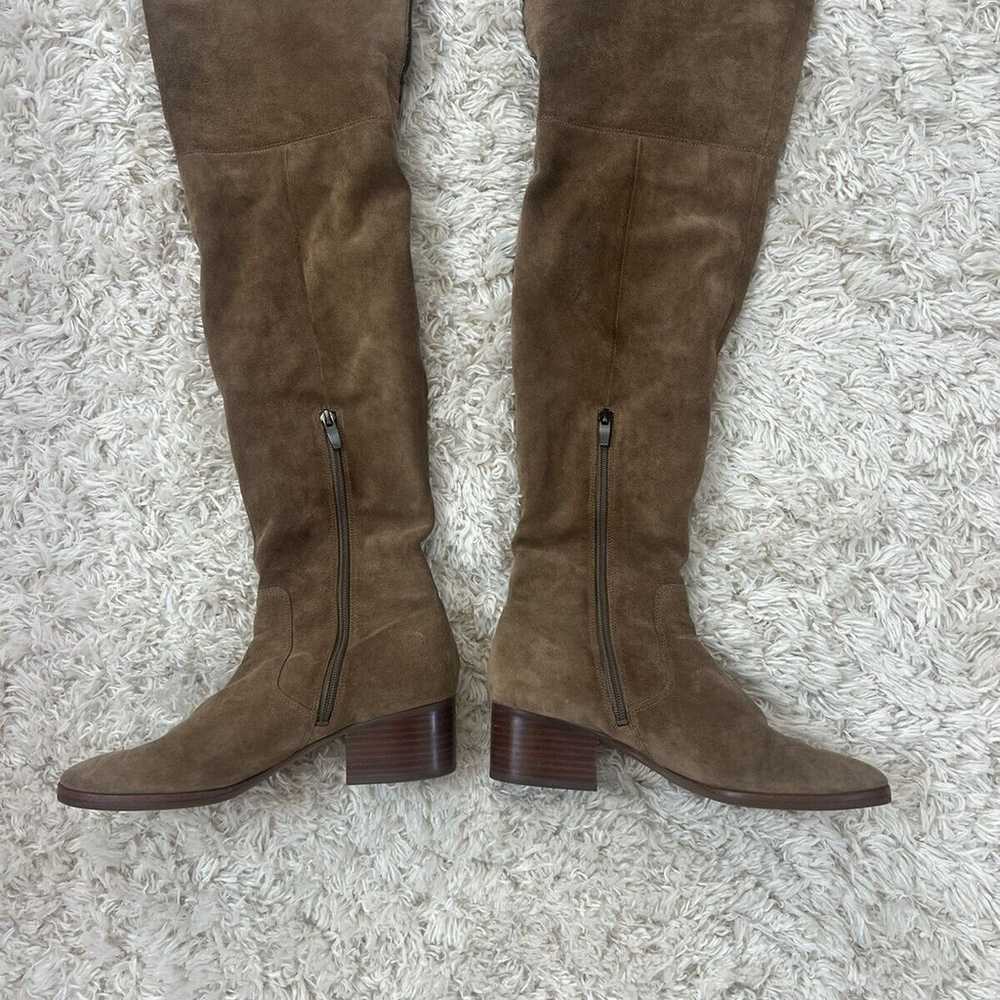 Via Spiga Ophira Boots Dark Taupe Suede Leather O… - image 7