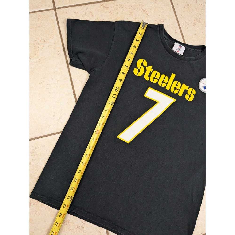 Other Pittsburgh Steelers Shirt Black #7 Big Ben … - image 4