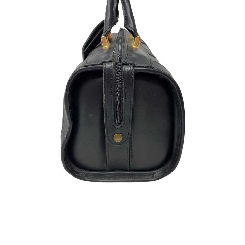 Vintage Aston Martin Top Handle Hold All Bag Blac… - image 5