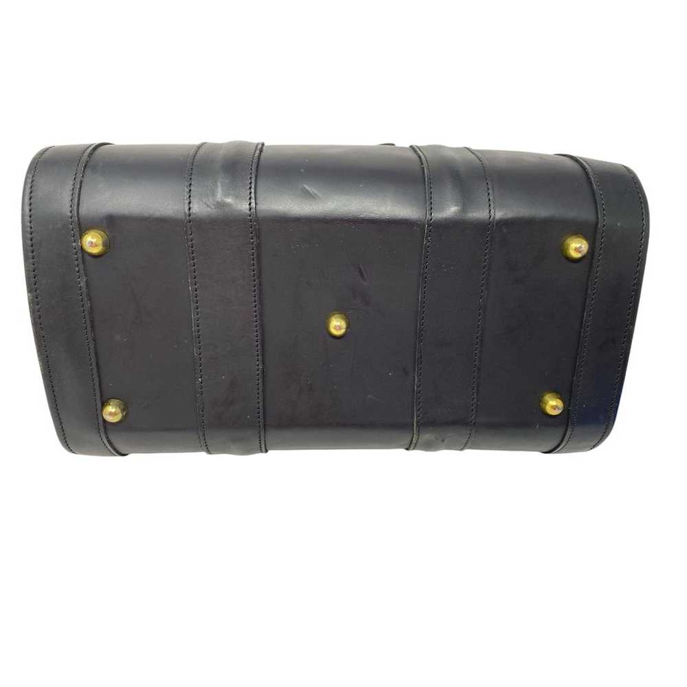 Vintage Aston Martin Top Handle Hold All Bag Blac… - image 7