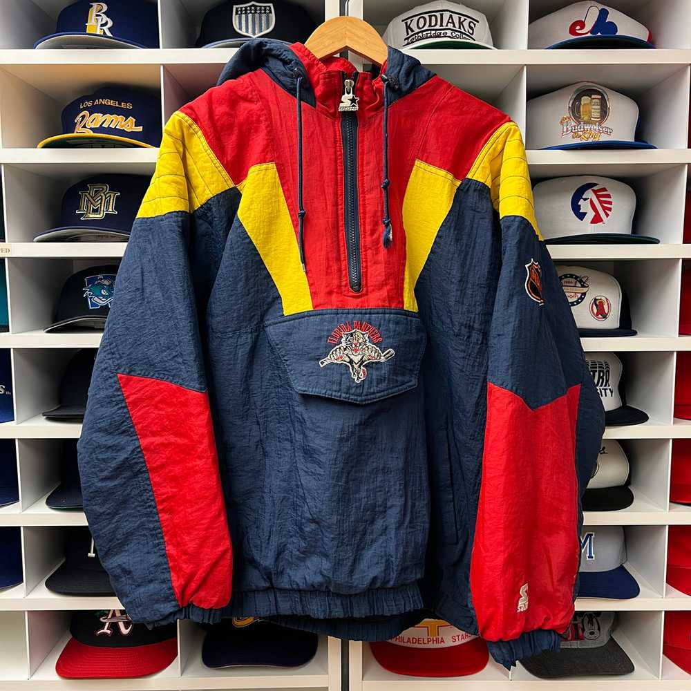 Vintage Florida Panthers Starter Puffer Jacket XL - image 2