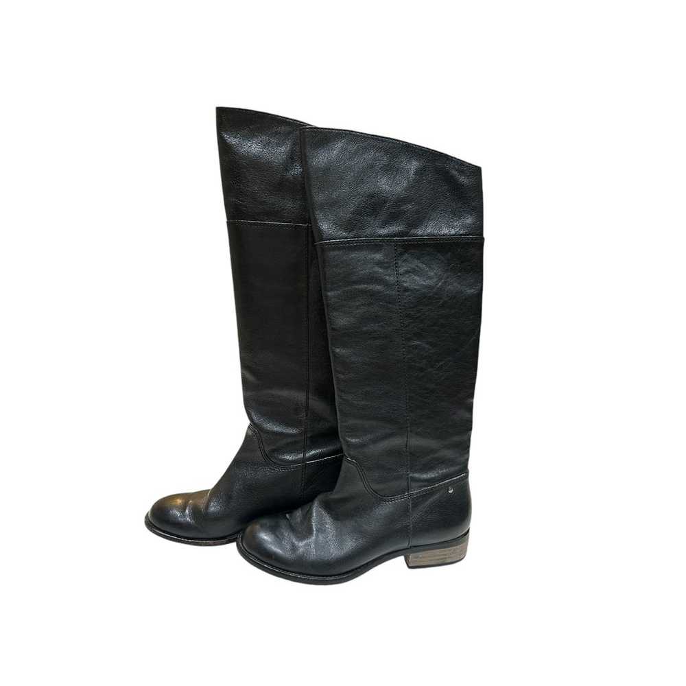 Coach Nancye Black Leather Women’s Riding Boots S… - image 1