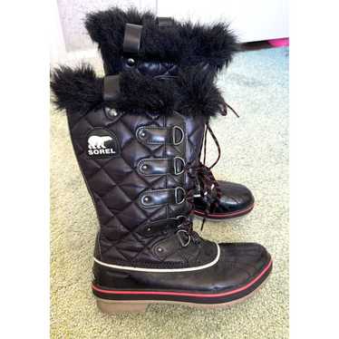 SOREL Tofino Women’s Black Snow Winter Boots Size… - image 1