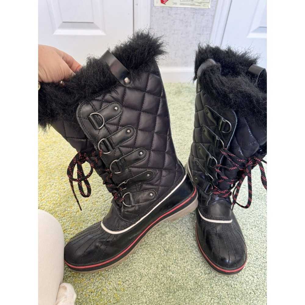 SOREL Tofino Women’s Black Snow Winter Boots Size… - image 4