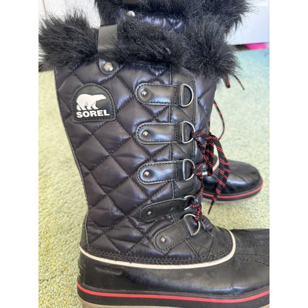 SOREL Tofino Women’s Black Snow Winter Boots Size… - image 5