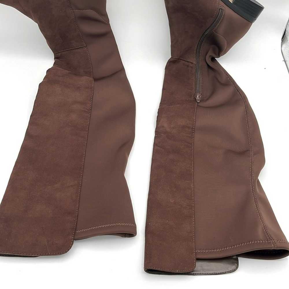 J.Crew -NWOT women’s faux Brown sueded  knee high… - image 6