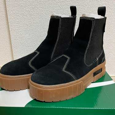 PUMA Side Gore Boots Black Suede - image 1