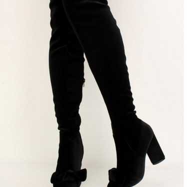 Over-the-knee boots Velvet - image 1