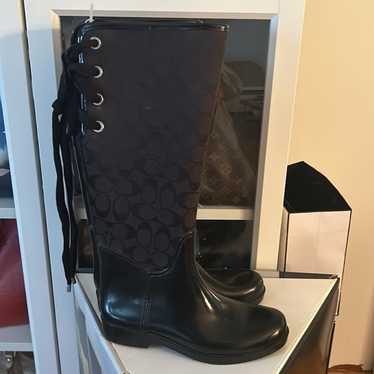 Coach rain boots - image 1