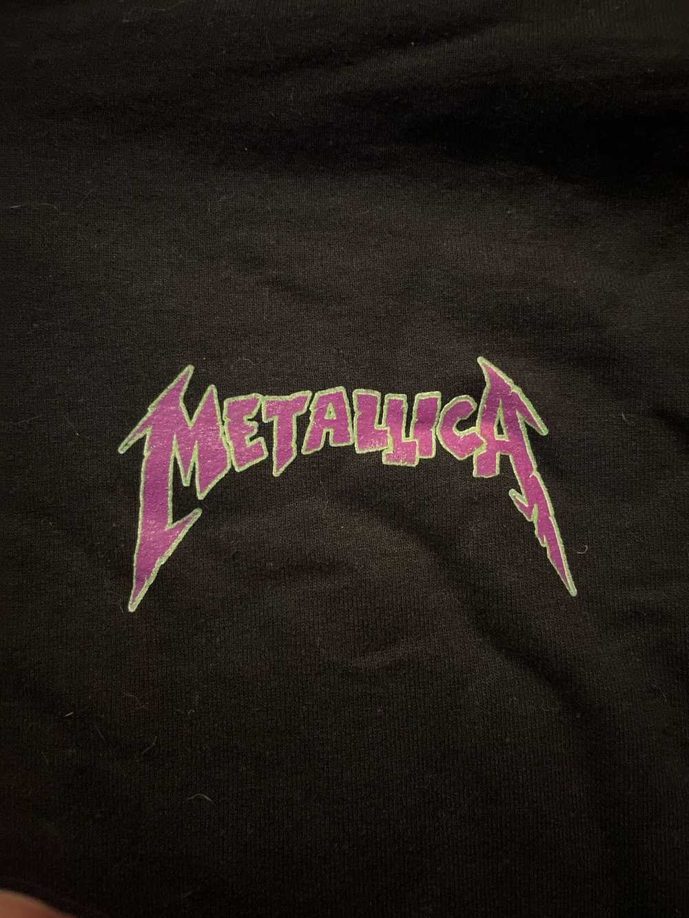 Metallica × Streetwear × Vintage Black Zip Up Met… - image 2