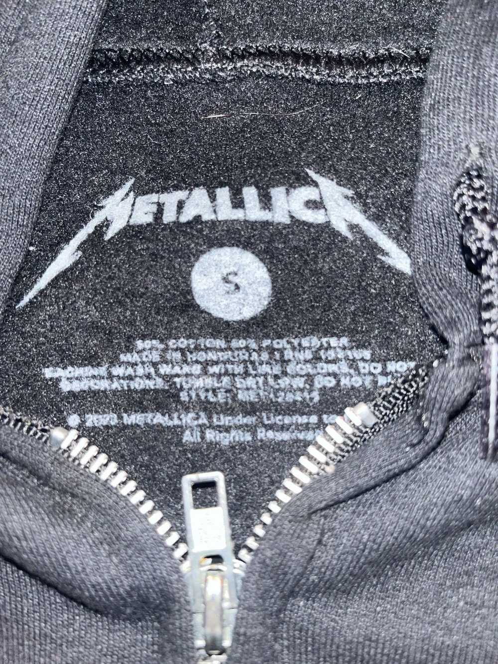 Metallica × Streetwear × Vintage Black Zip Up Met… - image 3