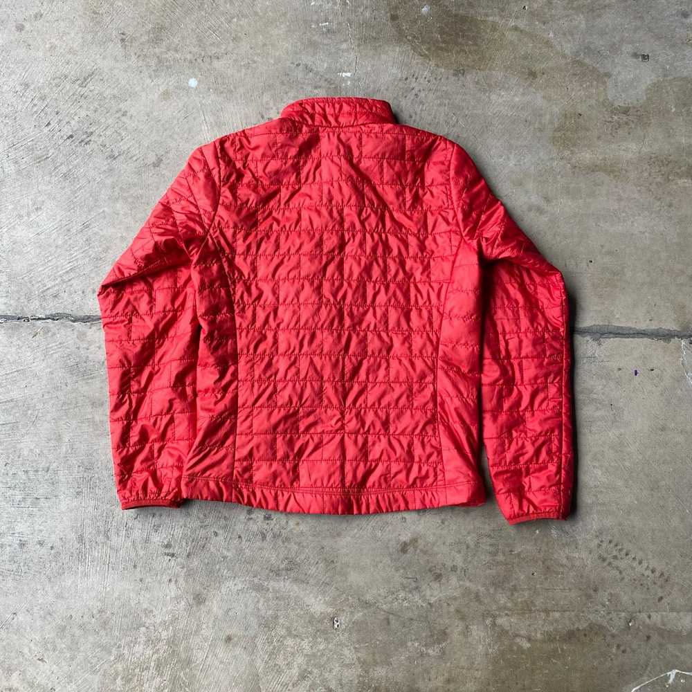 Vintage PATAGONIA RED PUFFER ZIP JACKET MENS SMAL… - image 3