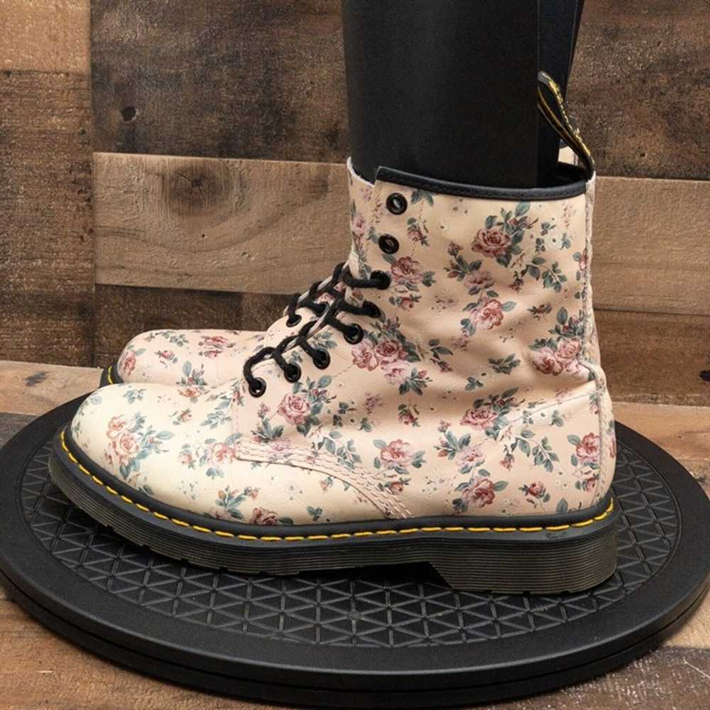 DR MARTENS FLORAL PRINT WOMENS BOOTS MULTICOLOR C… - image 5