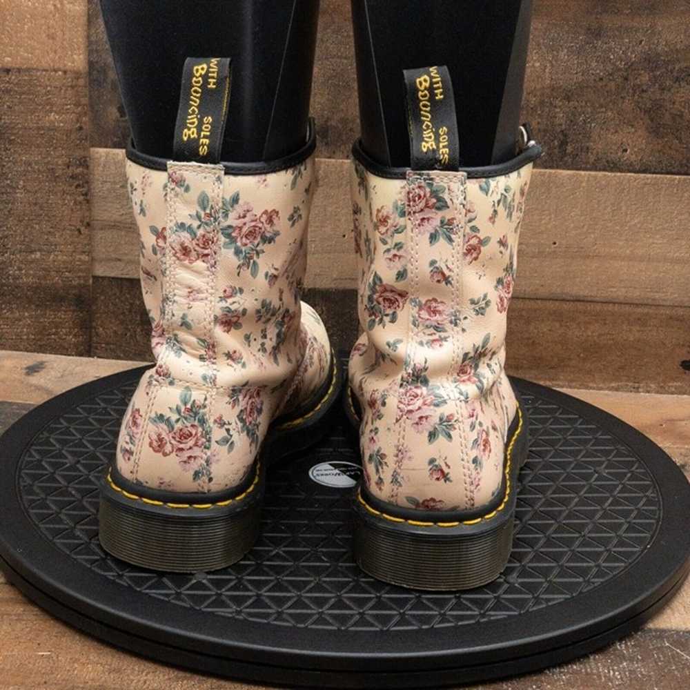 DR MARTENS FLORAL PRINT WOMENS BOOTS MULTICOLOR C… - image 7