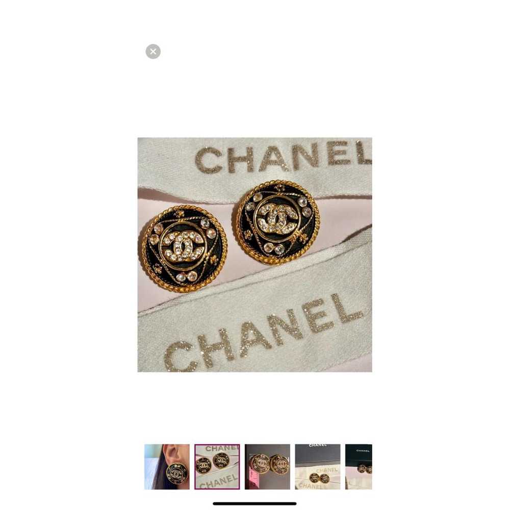 Chanel CC earrings - image 2