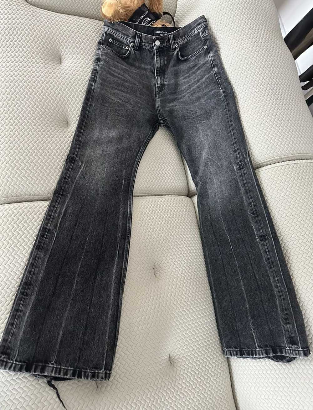 Balenciaga Balenciaga Lost Tape Flare Jeans - image 1