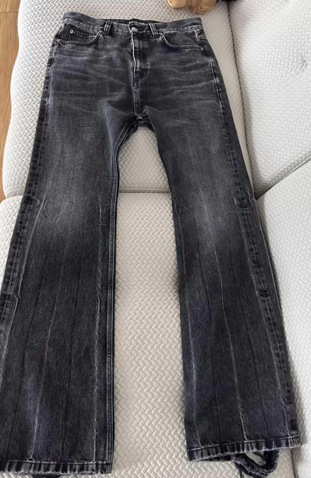 Balenciaga Balenciaga Lost Tape Flare Jeans - image 3