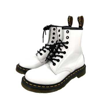 White Dr Doc Martens 1460 Women's 6 Patent Leathe… - image 1