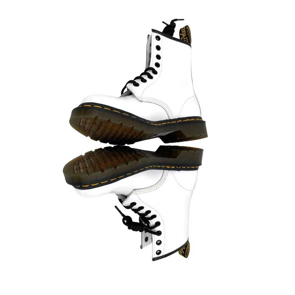 White Dr Doc Martens 1460 Women's 6 Patent Leathe… - image 3