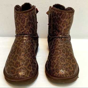 UGG Mini Bailey Bow Glitter Boots